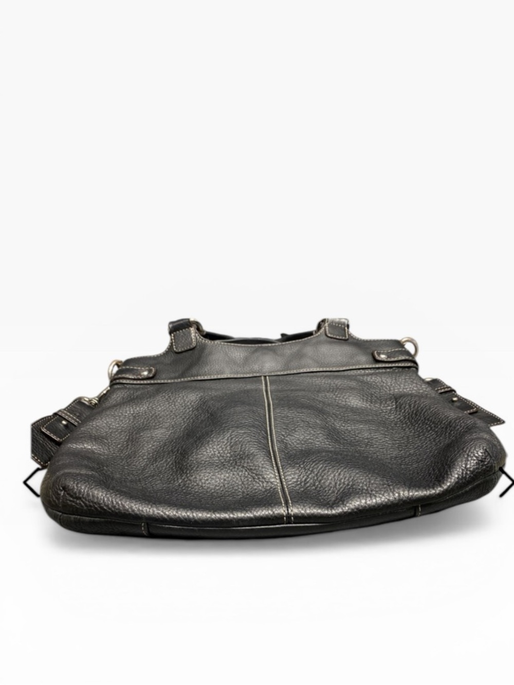 Tommy Hilfiger Leather Crossbody Satchel Bag - Picture 3 of 12